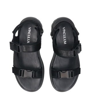 Bridget Birkin 【VINCULUM】厚底スポーツサンダル ブラック