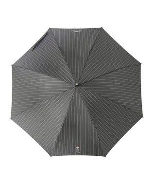 MOONBAT POLO RALPH LAUREN メンズ 長傘 ストライプ×BEAR 65cm チャコールグレー