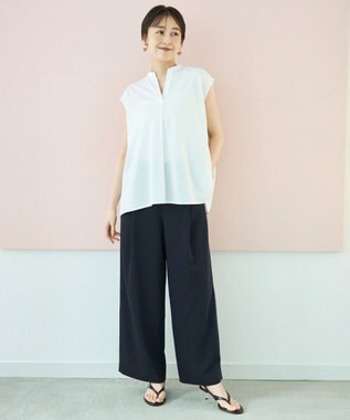 UNFILO ヒートシールドジャージー キーネック レイヤーT ホワイト