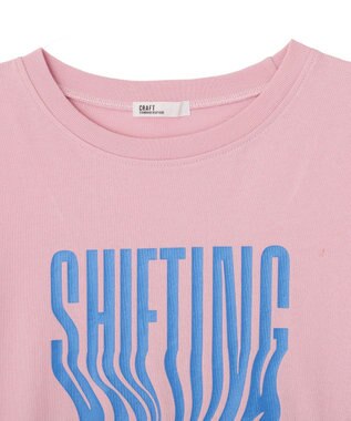 CRAFT STANDARD BOUTIQUE ツイストロゴハーフスリーブTシャツ Pink