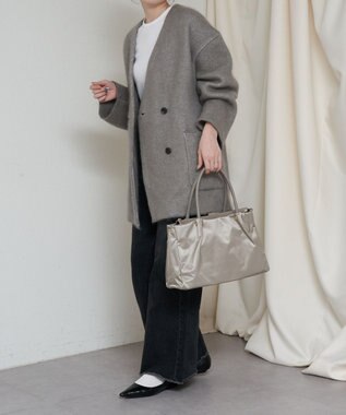 russet ナイロン三層2WAYトートバッグ(CE-1586) Gray