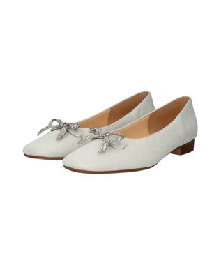 Bridget Birkin 【Bridget Birkin】ビジューリボンラメパンプス シルバー雑材