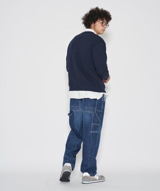 J.PRESS YORK STREET 【UNISEX】YALE刺繍クルーネックプルオーバー ネイビー系