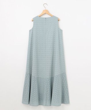 組曲 【WEB限定・新色追加】エンブロイダリーレースノースリーブ ワンピース スモーキーミント系