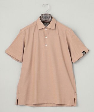 GOTAIRIKU 2年連続売上NO1【仕事で着られる】キレイめ 鹿の子ビズポロシャツ オレンジ系