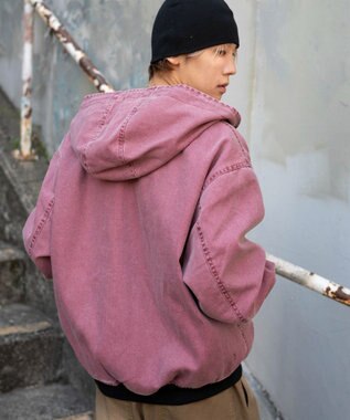 WEGO ワーカーズフードブルゾン ピンク