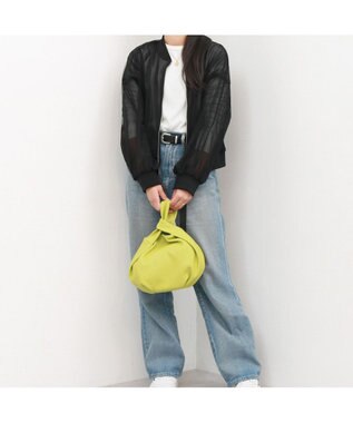 UNBILLION カシュカシュ cachecache / ワンハンドルラウンドバッグ グリーン