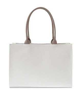 Maison de FLEUR EC限定ロゴ刺繍キャンバストートバッグ Brown