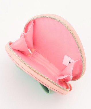 ANY KIDS 【Strawberry Collection】カラビナ付きいちごポーチ ピンク