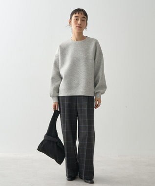 AMERICAN HOLIC ツイードワイドパンツ Check