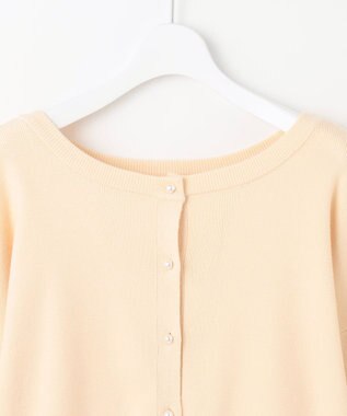 Feroux 【洗える】2WAY パールボタン カーディガン アイボリー系