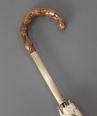 AURORA ジルスチュアート　ボタニカル箔文字プリント長傘 オレンジ