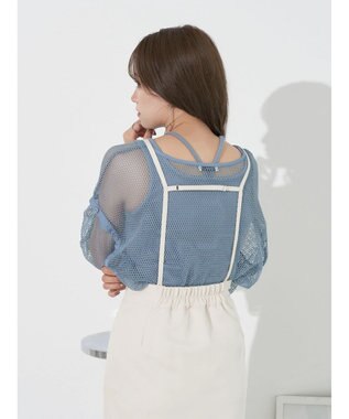 earth music&ecology マルチＷＡＹサス付タイトスカート Ivory