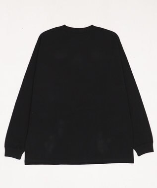 WEGO 【ユニセックス着用ITEM/MLサイズ展開】別注BENDAVISハートワンポイント刺繍T（LS） ブラック