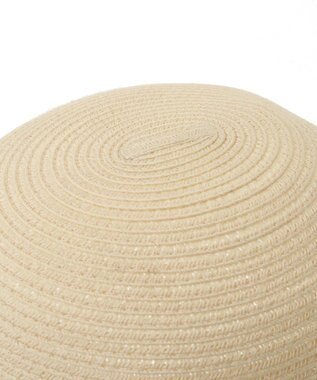 Maison de FLEUR サテンビッグリボンハット Pink Beige