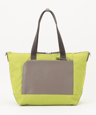 Y'SACCS ナイロン×リサイクルレザー　コンビマルチトート