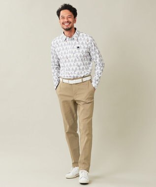 23区GOLF 迷ったらこれ！【MEN】ハイパワーストレッチ ベーシックパンツ キャメル系