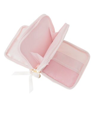 Maison de FLEUR リボンプリントマルチケース Pink