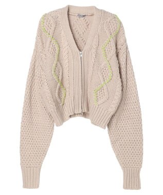 Green Parks ＫＢＦ　ハンドステッチケーブルＺＩＰアウター Light Gray