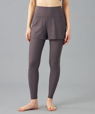 Chacott Chacott BALANCE 水陸両用レイヤードレギンス ガンメタル