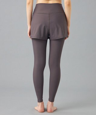 Chacott Chacott BALANCE 水陸両用レイヤードレギンス ガンメタル