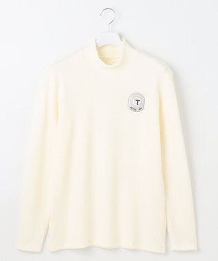 23区GOLF 【MEN】冬の暖かトップス！グランサーモリブ モックネック アイボリー系