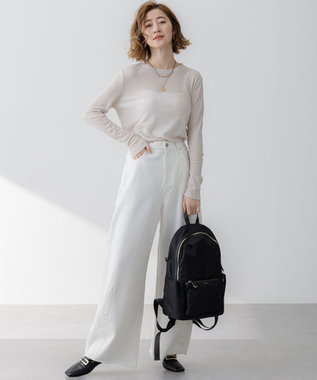 23区 スクエアトゥ ローファー ブラック系