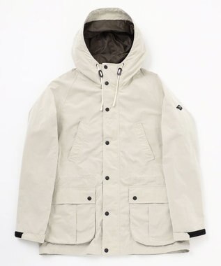 JOSEPH ABBOUD MOUNTAIN 【サスティナブル/ECO撥水/６ポケット/ライナードッキング対応】Pe/Nyピーチ マウンテンパーカー アイボリー系