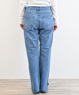 woadblue 【157】Slit Straight デニムパンツ VINTAGE BLUE