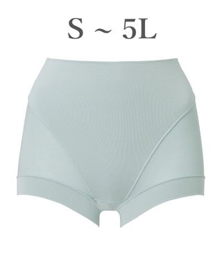 BRADELIS New York 【Yukine inc. 】ゆきねえとろりソフトシルク混ショーツ24 履き心地重視の補正ショーツ お腹すっぽり 響きにくい 快適 ミントグレー