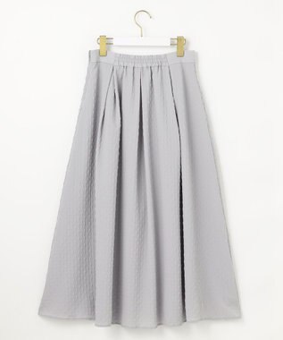 ANY SIS 【好印象企画】襟配色ニット×タックスカートセット ブラック×グレー