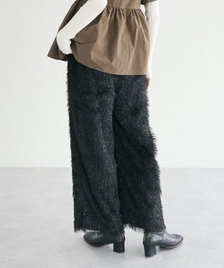 CRAFT STANDARD BOUTIQUE シャギーワイドパンツ Black