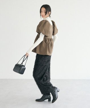 CRAFT STANDARD BOUTIQUE シャギーワイドパンツ Black