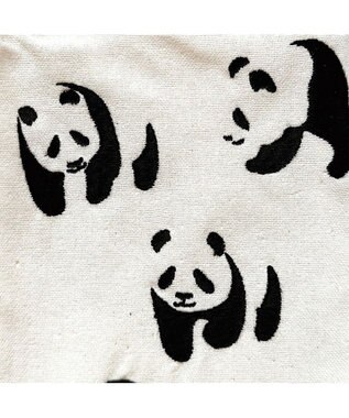 ROOTOTE 1279【スマホショルダー】CJ.ベビールー.パンダ.リサイクルコットン-A 02：アイボリー