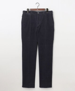 JOSEPH ABBOUD 【キングサイズ・ウエストも伸びる！/2WAYストレッチ/暖かい/オーガニック】オーガニックコットン ウオーム パンツ ネイビー系