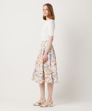 TOCCA 【大人百花掲載】【消臭・洗える！】BOTANOCAL GARDEN PARTY スカート ホワイト系5