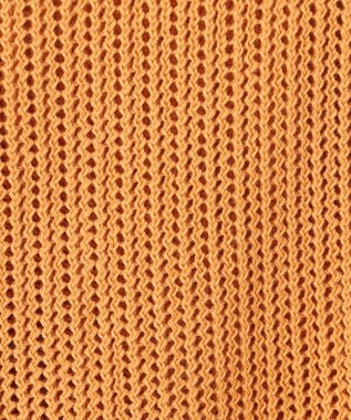 UNFILO メッシュニット カーディガン マリーゴールド