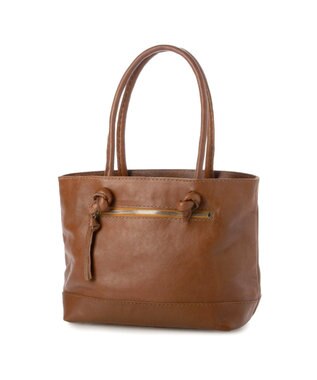 UNBILLION ペルケ perche / ソフトレザー3層2wayトート ブラウン