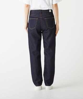 caqu FS linen tapered straight リネンテーパードストレートデニム rinse