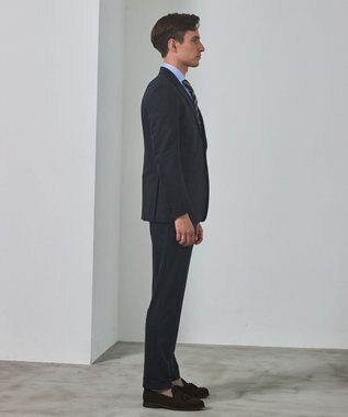 GOTAIRIKU セットアップ対応【洗える/ストレッチ/シワになりにくい】ウォッシャブルジャージー セットアップパンツ_無地（25年モデル） ネイビー系