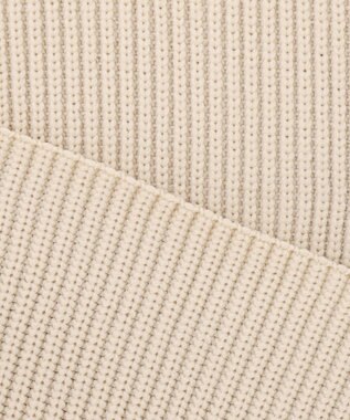 SHARE PARK LADIES エステルニットハイネックプルオーバー ライトグレー系