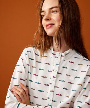 23区GOLF 【WOMEN】レーシングカープリント ワンピース ホワイト系5