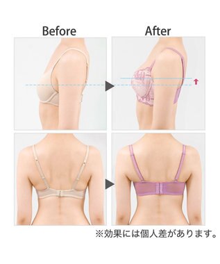 BRADELIS New York 【BRADELIS New York】ベルステップ２ブラ23S2 高さを出してシャープなバストをつくる ピンク