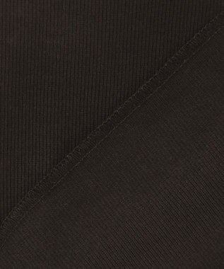 uncrave 【洗濯機洗い可】リブ カップ付き キャミソール（uncrave STANDARD） チャコールブラウン