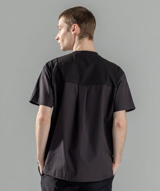 JOSEPH HOMME カバーリングジャージー　ブロッキングカットソー ブラック系