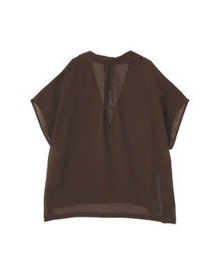 Green Parks メッシュポンチョジャケット Brown