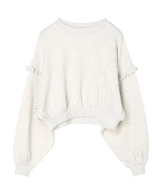 Green Parks ・Ｐｅｔｉｔ　Ｆｌｅｕｒ　ボリュームスリーブスウェット Oatmeal