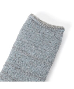 Chacott ふわふわオーバーソックス(アルパカ糸使用) ベビーブルー