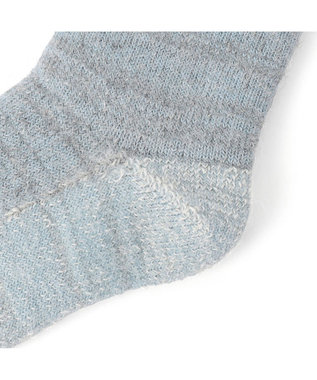 Chacott ふわふわオーバーソックス(アルパカ糸使用) ベビーブルー