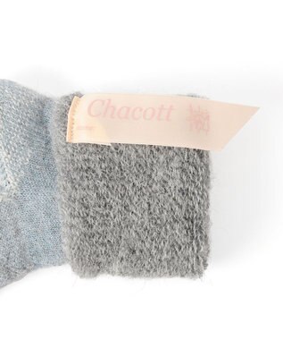 Chacott ふわふわオーバーソックス(アルパカ糸使用) ベビーブルー